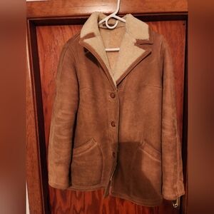 Womens- Vintage- Real Sherling Jacket